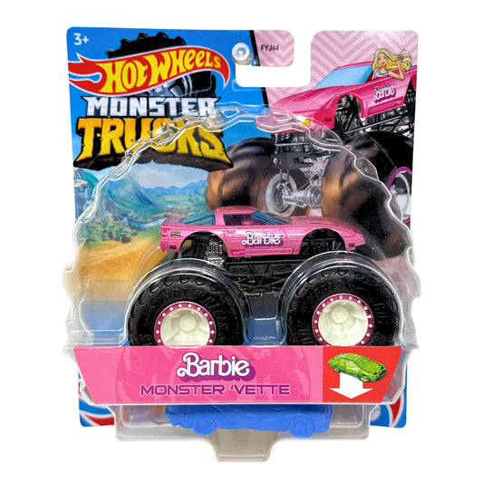 Hot Wheels Monster Trucks Treasure Hunt Barbie Monster ’Vette 1:64 Diecast