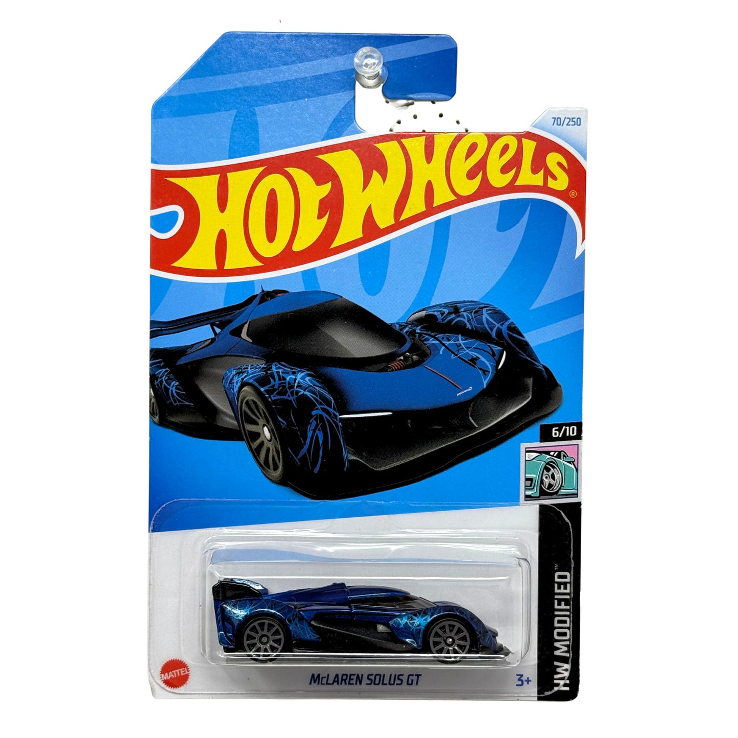 Hot Wheels Modified McLaren Solus GT 1:64 Diecast Blue