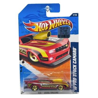 Hot Wheels Drag Racers Pro Stock Camaro 1:64 Diecast Factory Sealed Red Yellow