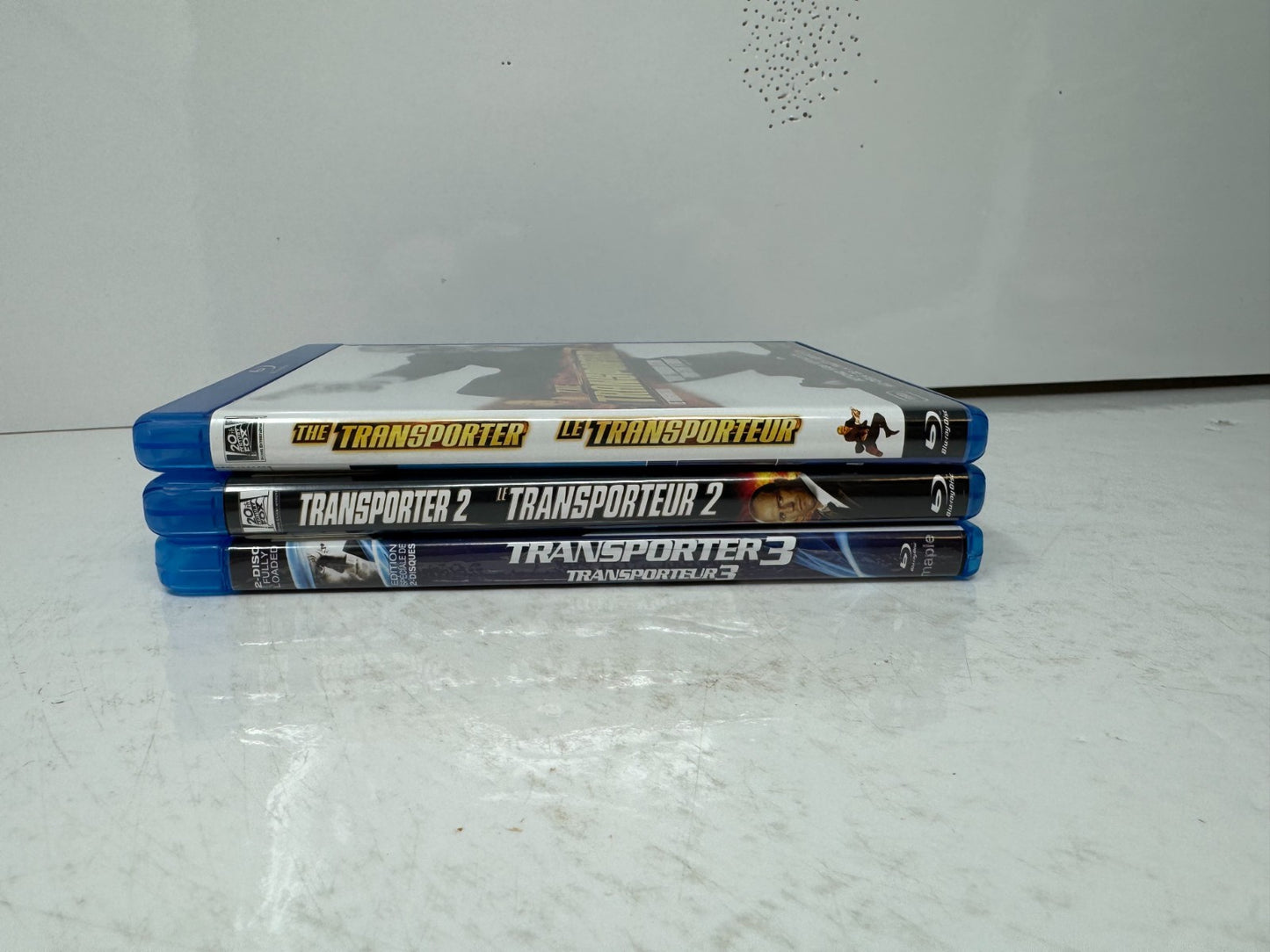 Transporter 1-3 Blu-ray Jason Statham Action Movie Collection Set