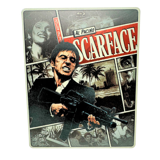 Scarface (Blu-ray) Steelbook Al Pacino Crime Good Condition!!!