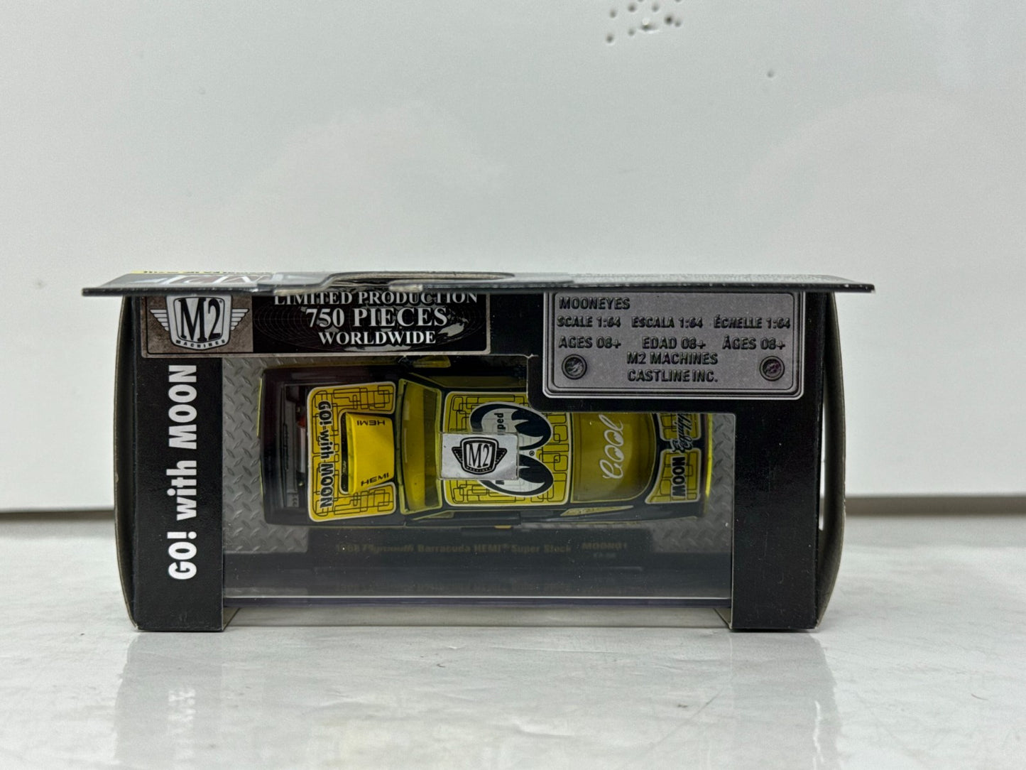 M2 Machines Mooneyes 1968 Plymouth Barracuda HEMI Super Stock CHASE 1:64 Diecast