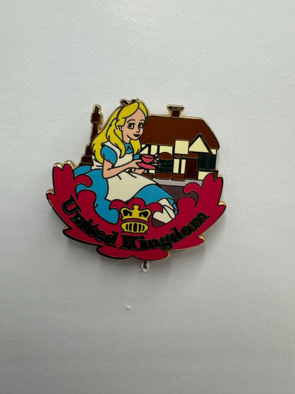 WDW Disney Alice United Kingdom Epcot World Showcase Trading Pin DC1S14