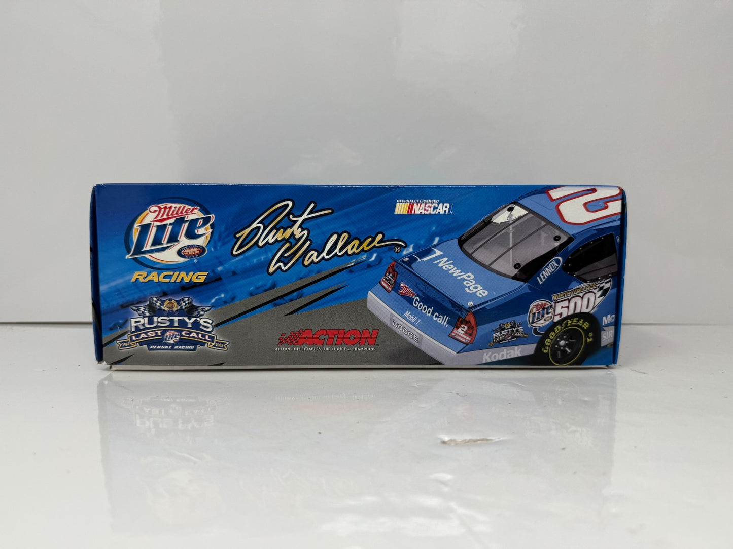 Action Nascar Rusty Wallace #2 Miller Rusty Wallace 500 2005 Charger 124 Diecast