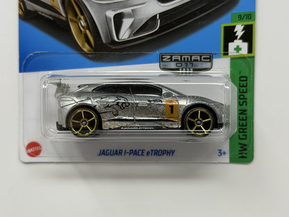 Hot Wheels ZAMAC HW Green Speed Jaguar I-Pace eTrophy 1:64 Diecast