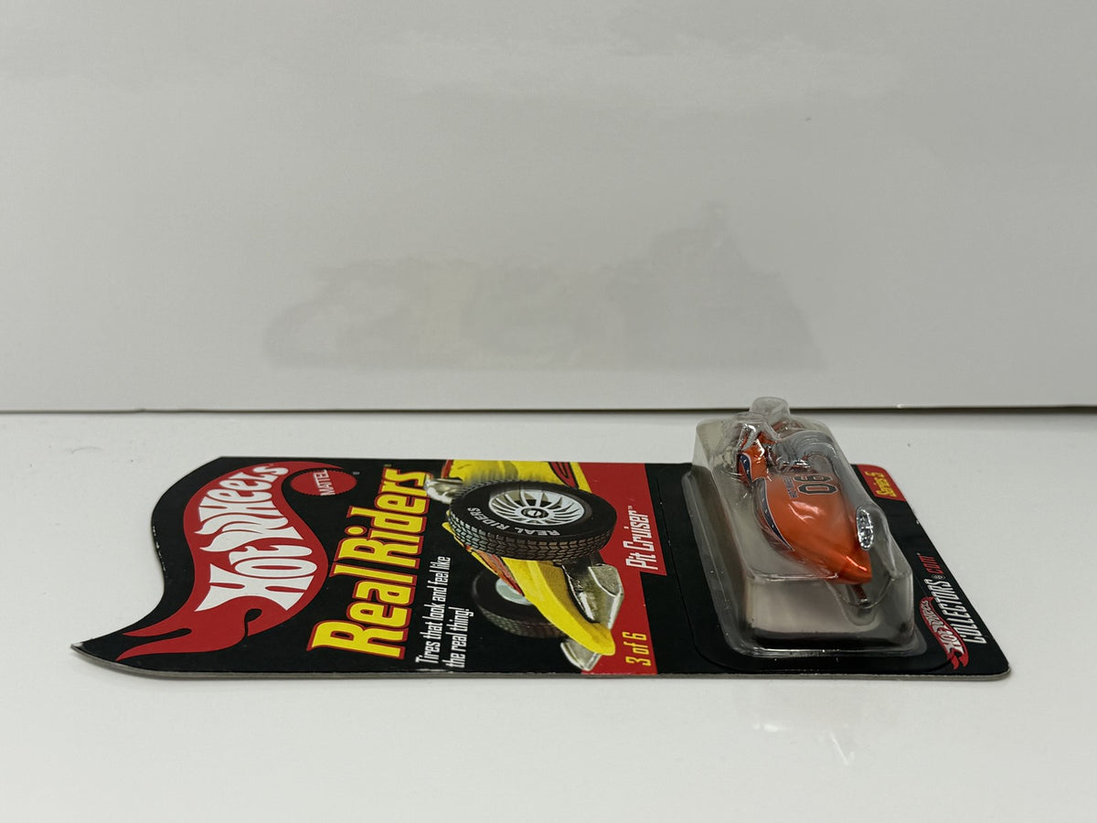 Hot Wheels Real Riders Series 5 Pit Cruiser 1:64 Diecast Orange