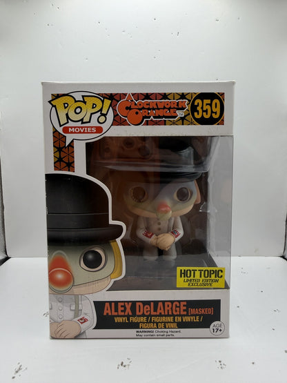 Funko Pop! A Clockwork Orange #359 Alex DeLarge (Masked) Hot Topic Vinyl Figure