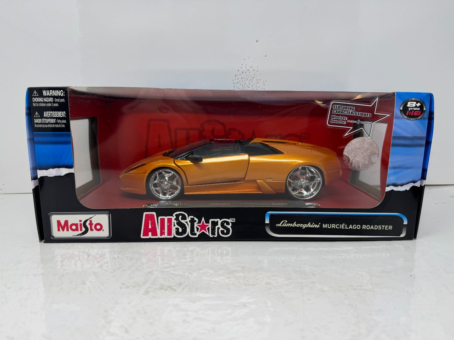 Maisto All Stars Lamborghini Murciélago Roadster 1:18 Diecast