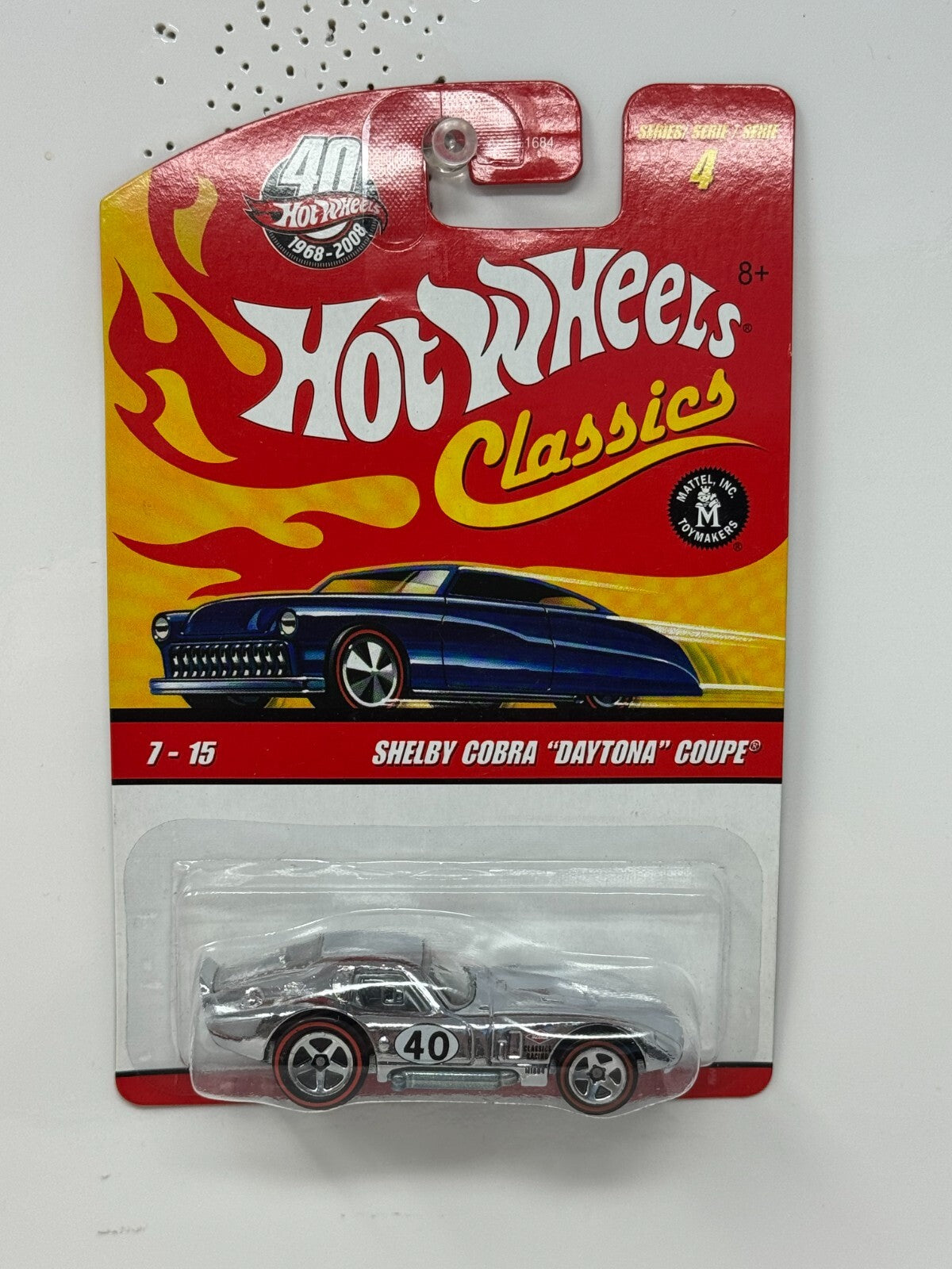 Hot Wheels Classics Shelby Cobra Daytona Coupe Series 4 European Car 1:64 Diecast