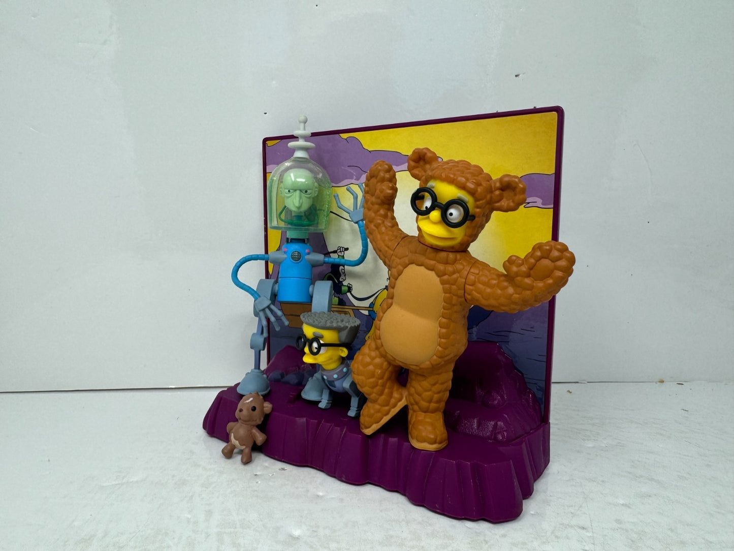 Simpsons World of Springfield The Next Century Set Playmates Diorama