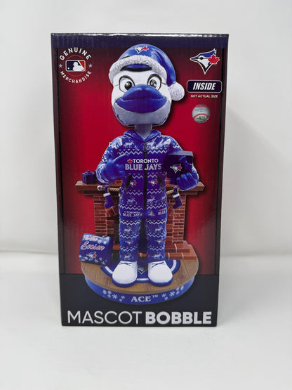 FOCO MLB Toronto Blue Jays ACE Mascot Holiday Bobblehead