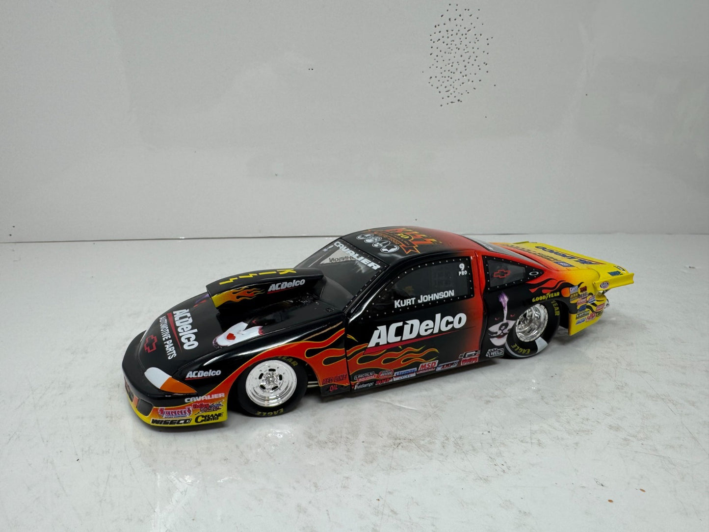 Action NHRA Kurt Johnson Kiss 30th Anniversary Cavalier Pro Stock 1:24 Diecast