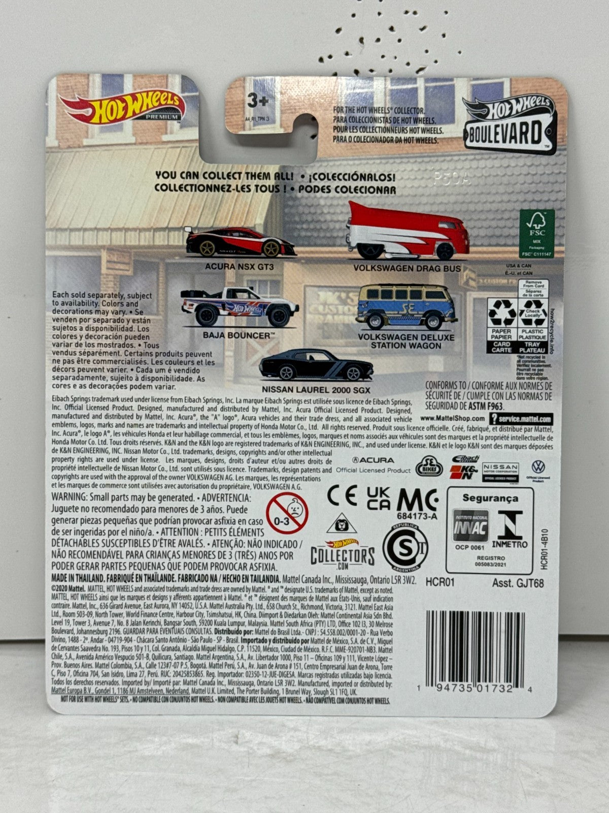 Hot Wheels Premium Boulevard #44 Volkswagen Deluxe Station Wagon 1:64 Diecast
