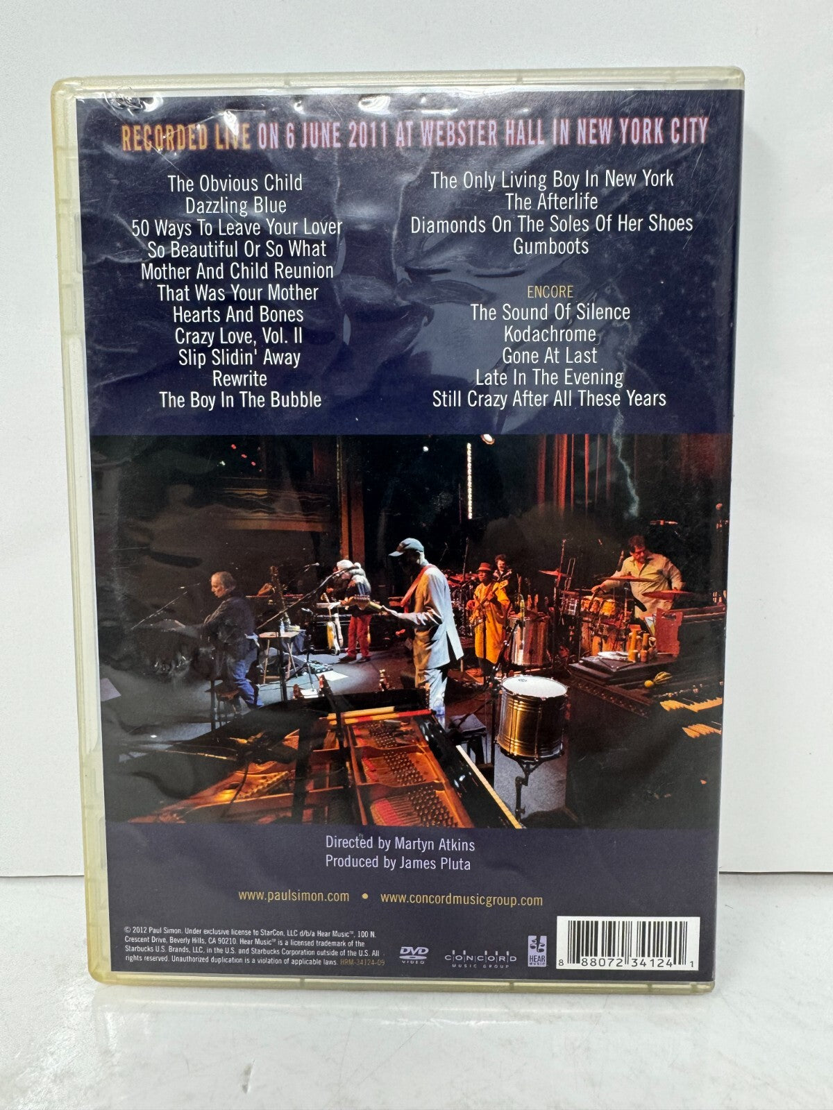 Paul Simon: Live in New York City (DVD) Music Good Condition!!!