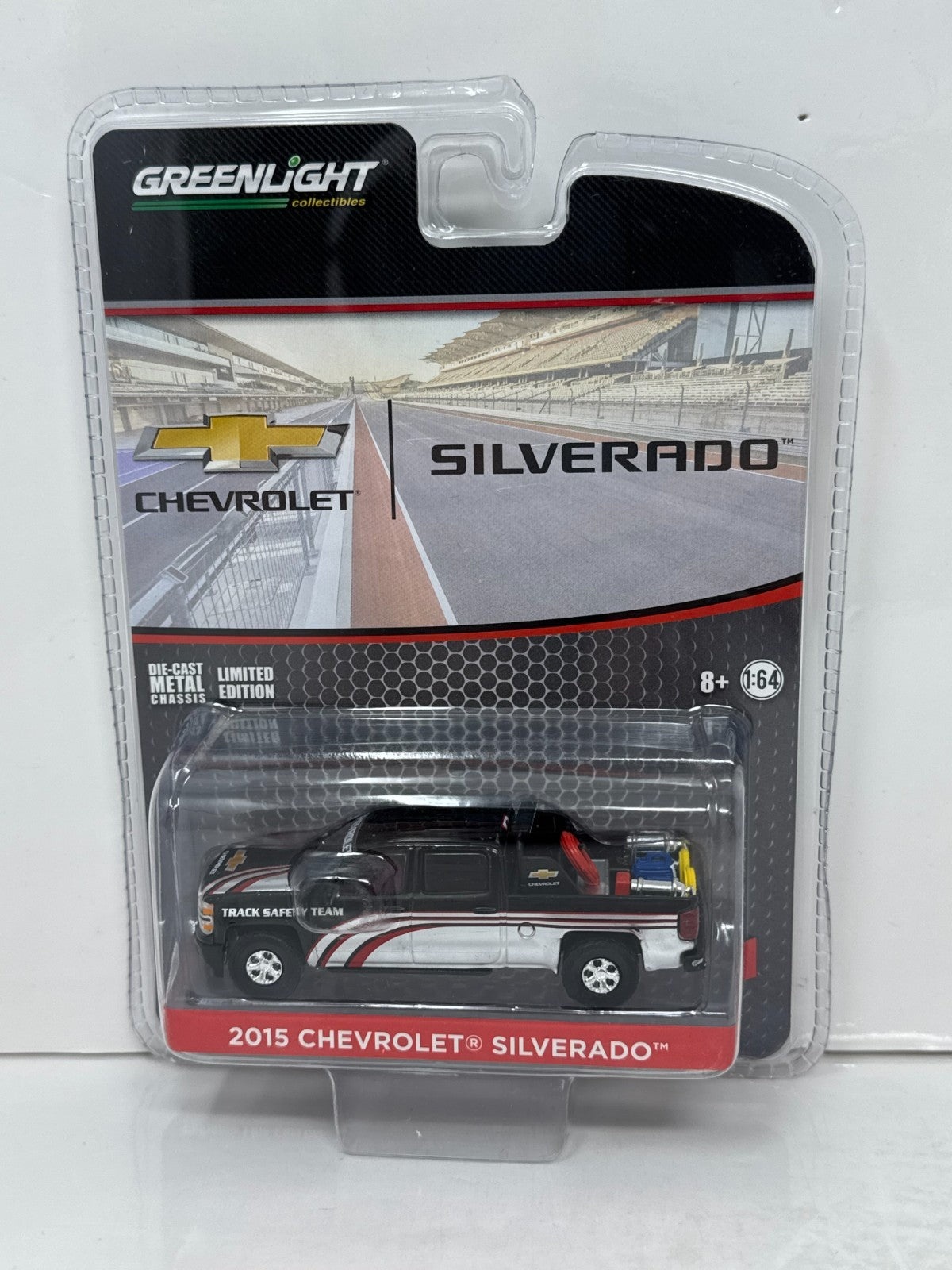 Greenlight Track Safety Team 2015 Silverado 1:64 Diecast