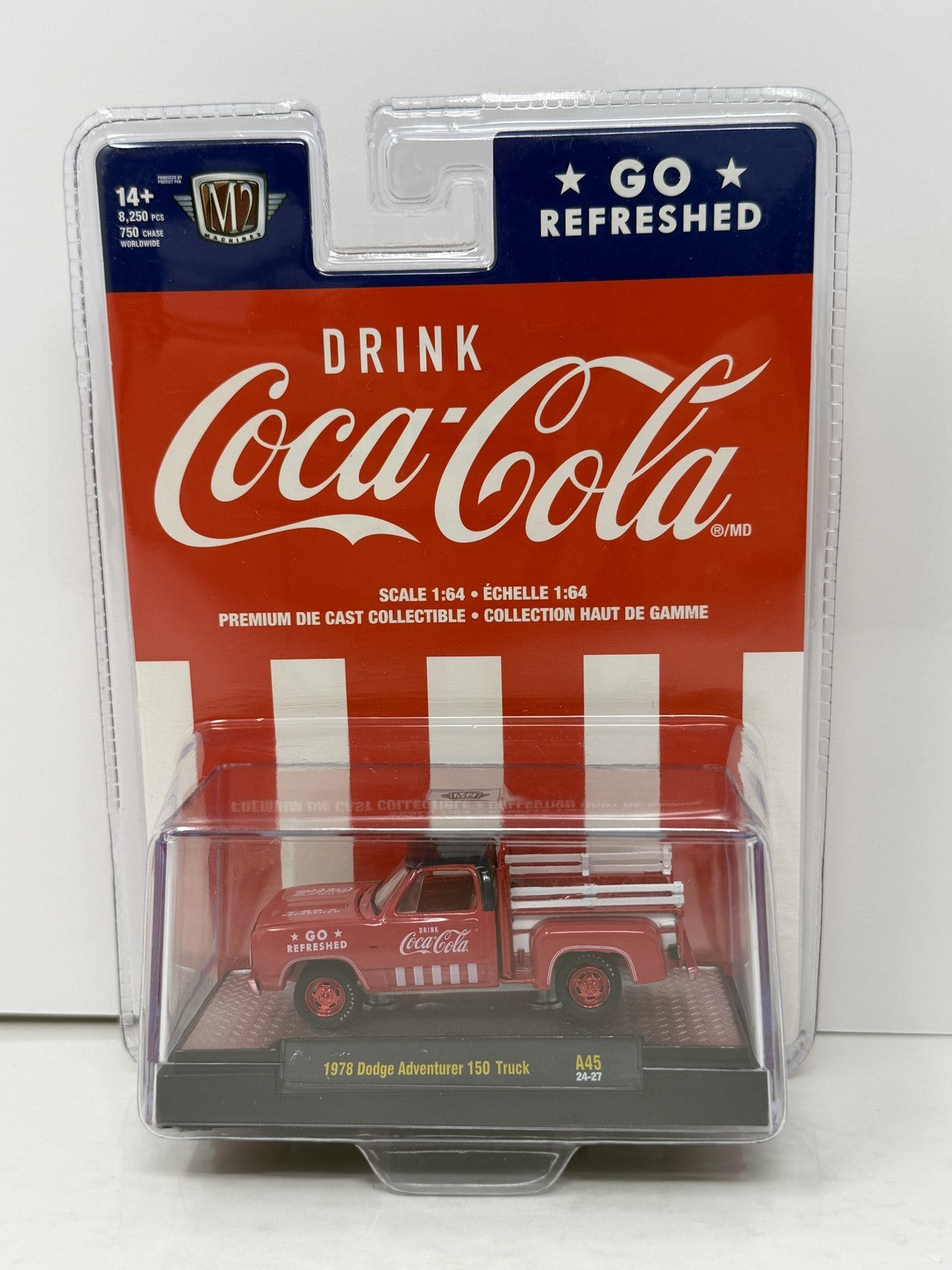 M2 Machines Coca-Cola 1978 Dodge Adventurer 150 Truck CHASE 1:64 Diecast