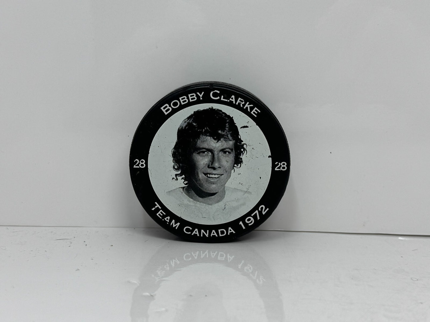 Bobby Clarke Team Canada 1972 Summit Series Commemorative Hockey Puck