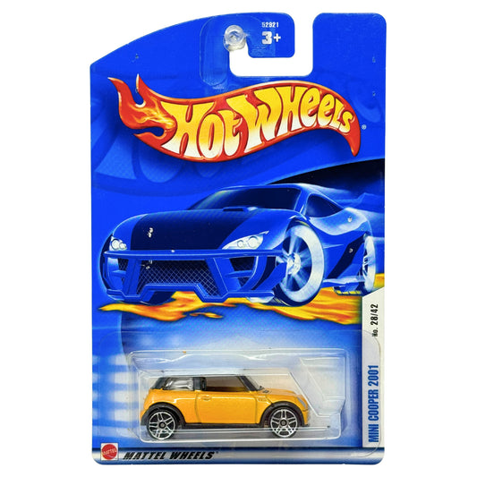 Hot Wheels 2001 Mini Cooper 1:64 Diecast Yellow