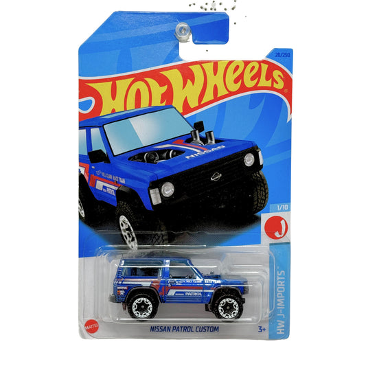 Hot Wheels HW J-Imports Nissan Patrol Custom 1:64 Diecast Blue