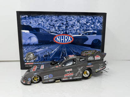 Action NHRA John Force Castrol 2008 Mustang Carbon Fiber 1:24 Diecast