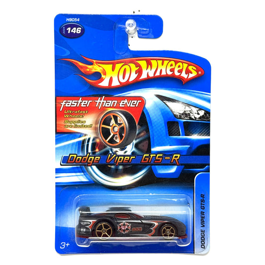 Hot Wheels Faster Than Ever Dodge Viper GTS-R 1:64 Diecast Black