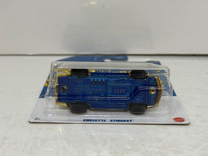 Hot Wheels 58th Anniversary Blue & Gold Chevrolet Corvette CHASE 1:64 Diecast