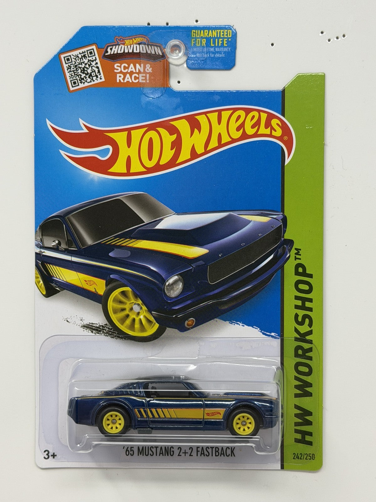 Hot Wheels Super Treasure Hunt '65 Mustang Fastback Workshop 1:64 Diecast STH