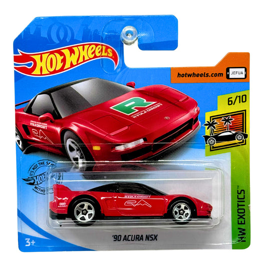 Hot Wheels HW Exotics 1990 Acura NSX JDM 1:64 Diecast Short Card