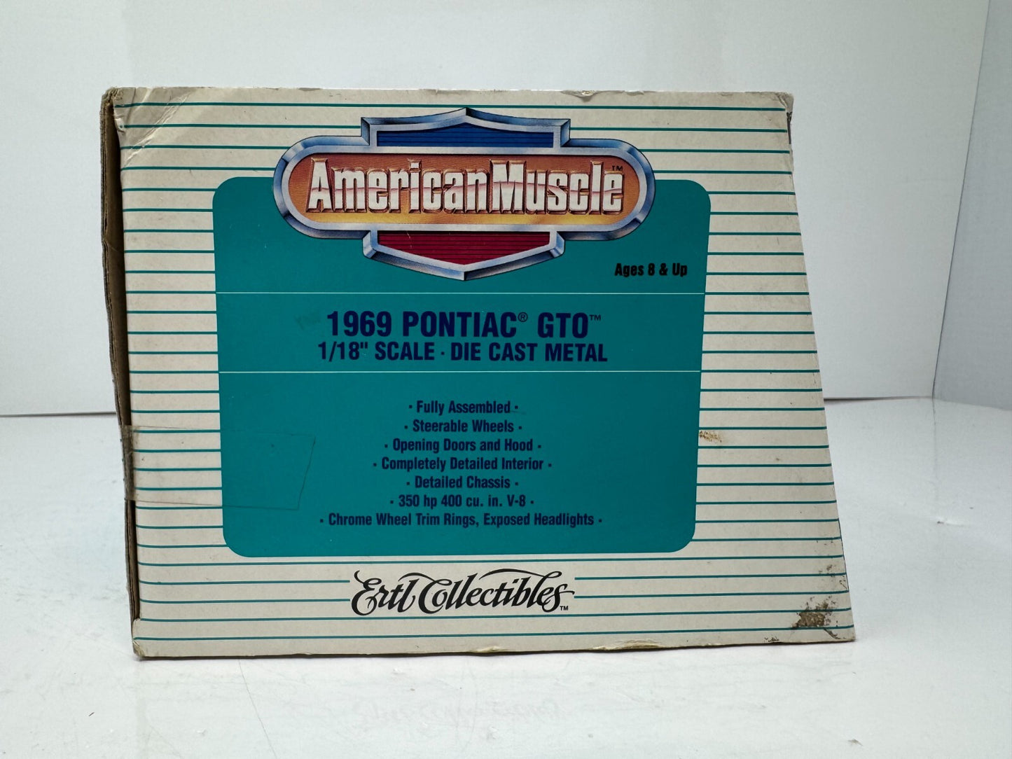 American Muscle 1969 Pontiac GTO Peachstate Collectibles Club Ertl 1:18 Diecast