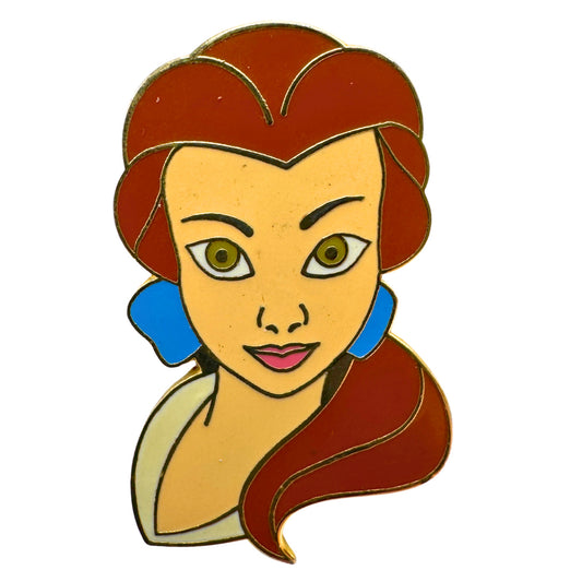 WDW Disney Belle Head Version 3 Beauty and the Beast Cast Lanyard Trading Pin DC2S6