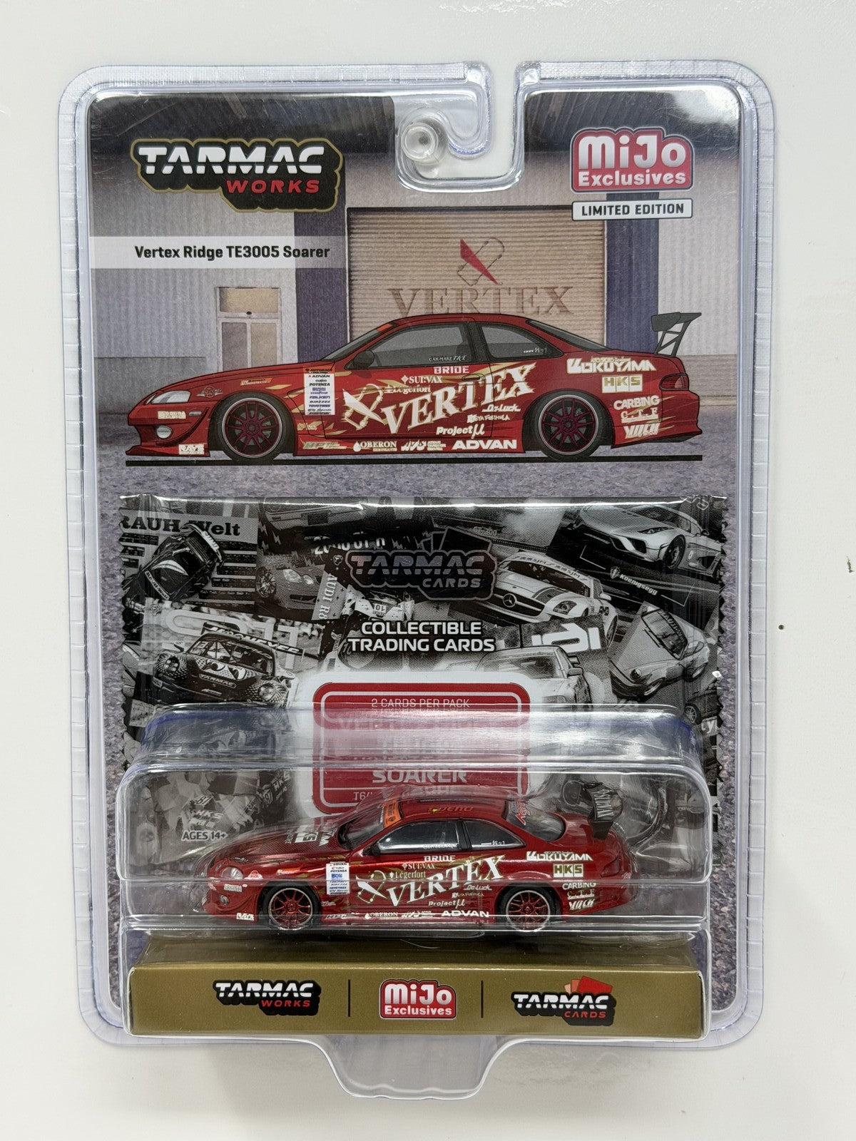 Tarmac Works MiJo Vertex Ridge TE3005 Toyota Soarer 1:64 Diecast