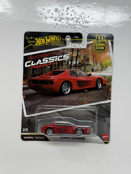 Hot Wheels Premium Modern Classics Ferrari Testarossa 1:64 Diecast