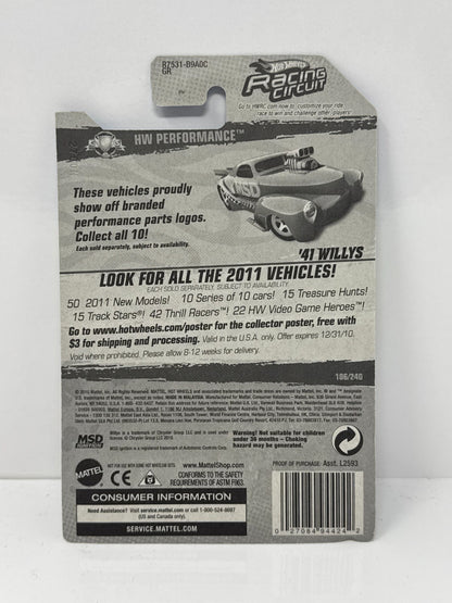 Hot Wheels 2010 HW Performance 1941 Willys Green 1:64 Diecast Factory Sealed