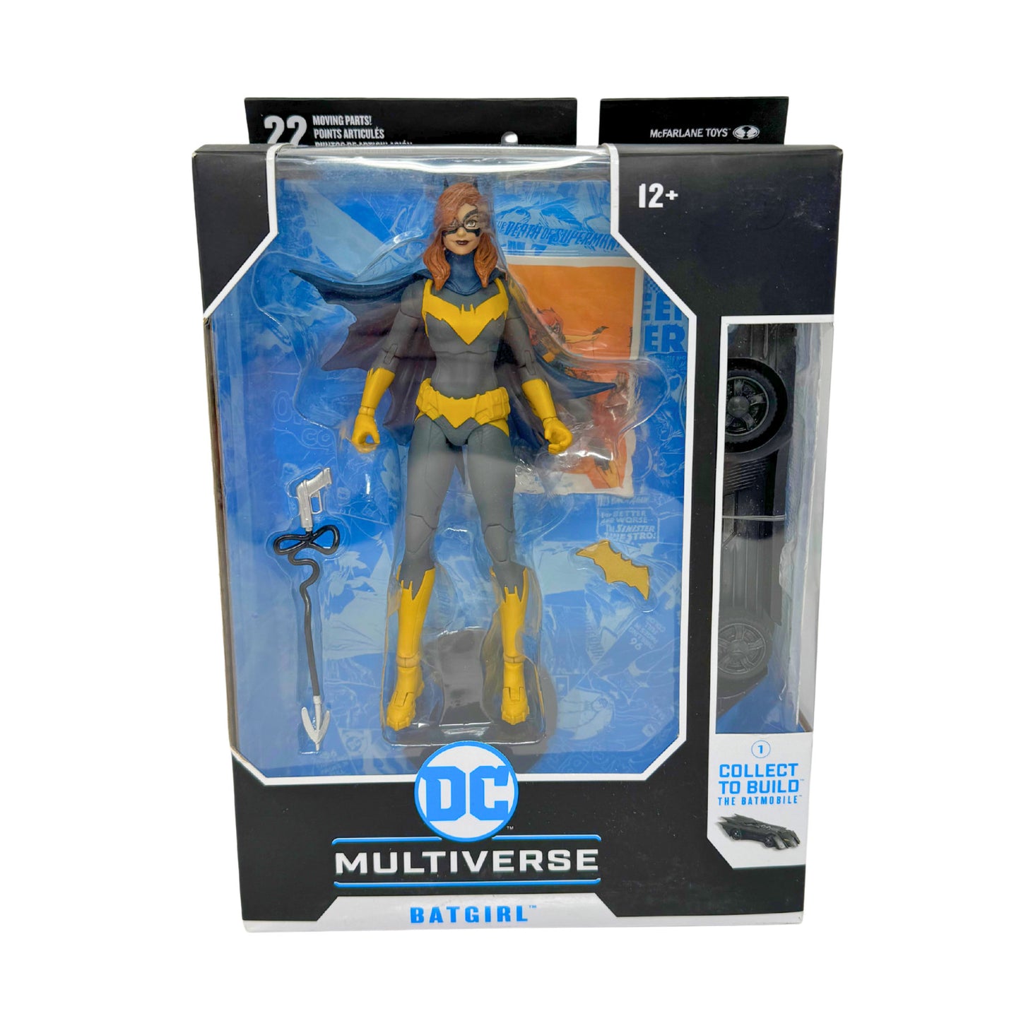 McFarlane DC Multiverse Batgirl Art of Crime Figure w/ Batmobile BAF