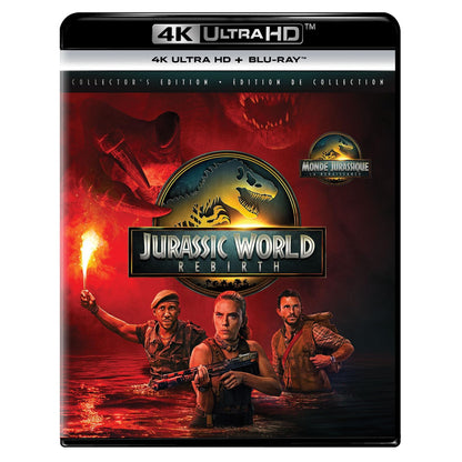 Jurassic World Rebirth (4K UHD Blu-ray) Chris Pratt Sci-Fi Action New & Sealed!!