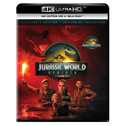 Jurassic World Rebirth (4K UHD Blu-ray) Chris Pratt Sci-Fi Action New & Sealed!!