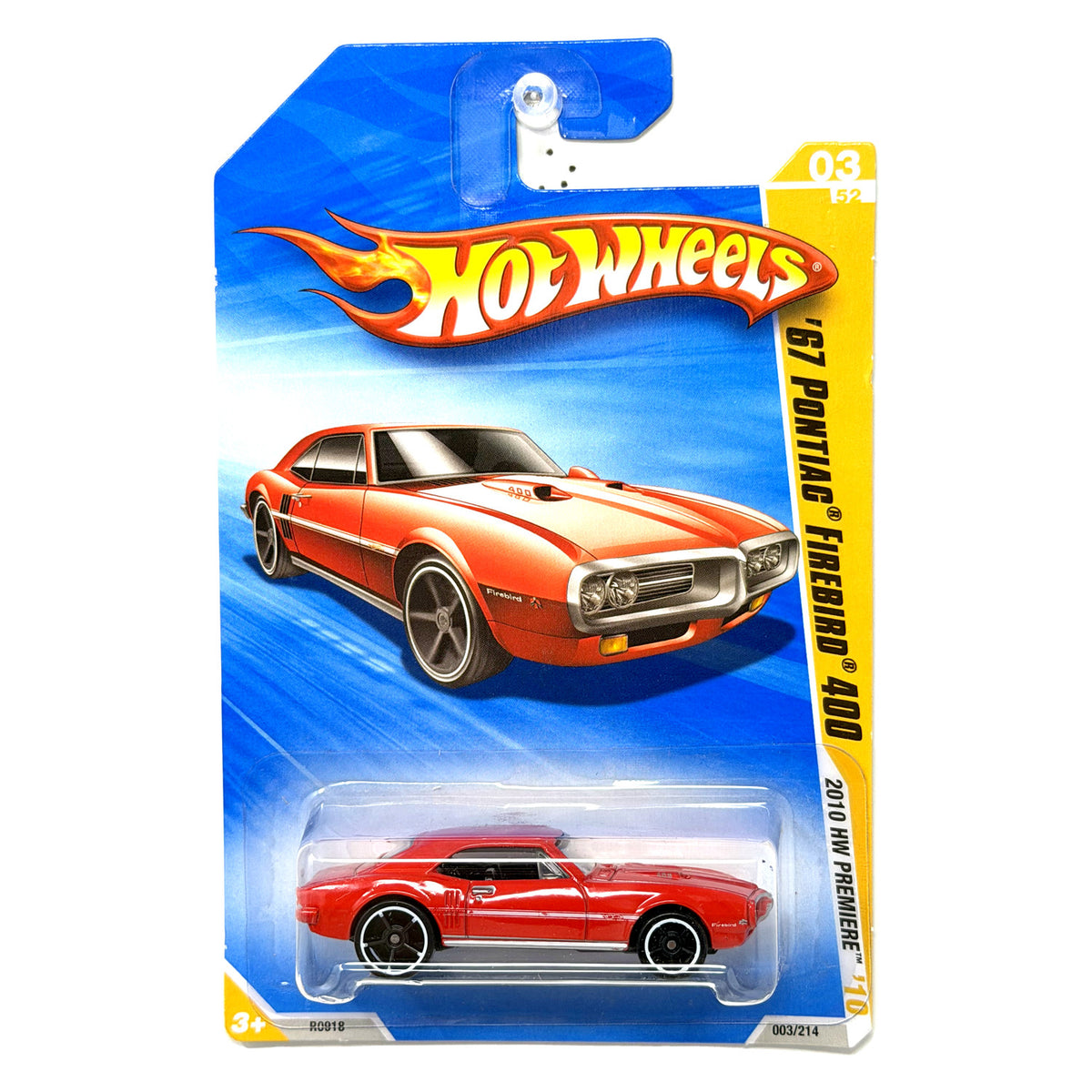 Hot Wheels 2010 HW Premiere 1967 Pontiac Firebird 400 1:64 Diecast Red