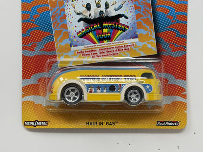 Hot Wheels The Beatles Magical Mystery Tour Haulin' Gas 1:64 Diecast Real Riders