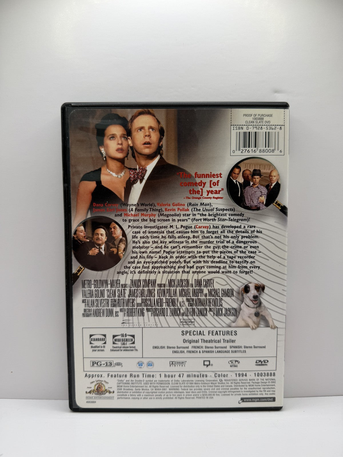Clean Slate (DVD) Dana Carvey Comedy