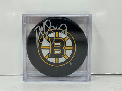 Bob Sweeney Boston Bruins Signed NHL Autograph Puck Silver Auto