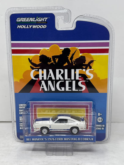 Greenlight Hollywood Charlie’s Angels 1976 Ford Mustang II Cobra II 1:64 Diecast