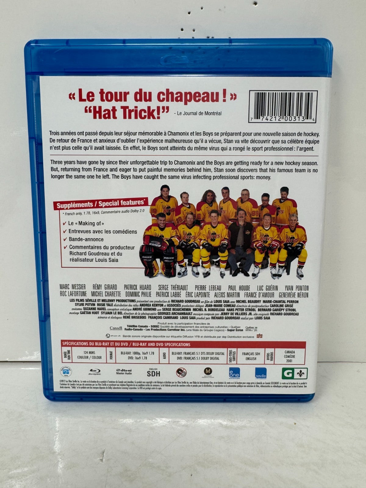 Les Boys III (Blu-ray) Marc Messier Hockey Comedy Good Condition!!!