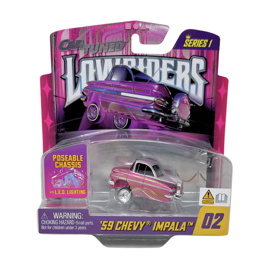 Jada Car Tuned Lowriders 1959 Chevy Impala 1:64 Diecast