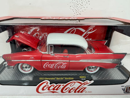 M2 Machines 1957 Chevrolet Bel Air Hardtop Coca-Cola 1:24 Diecast