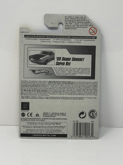 Hot Wheels First Editions 1969 Dodge Coronet Super Bee 1:64 Diecast Red