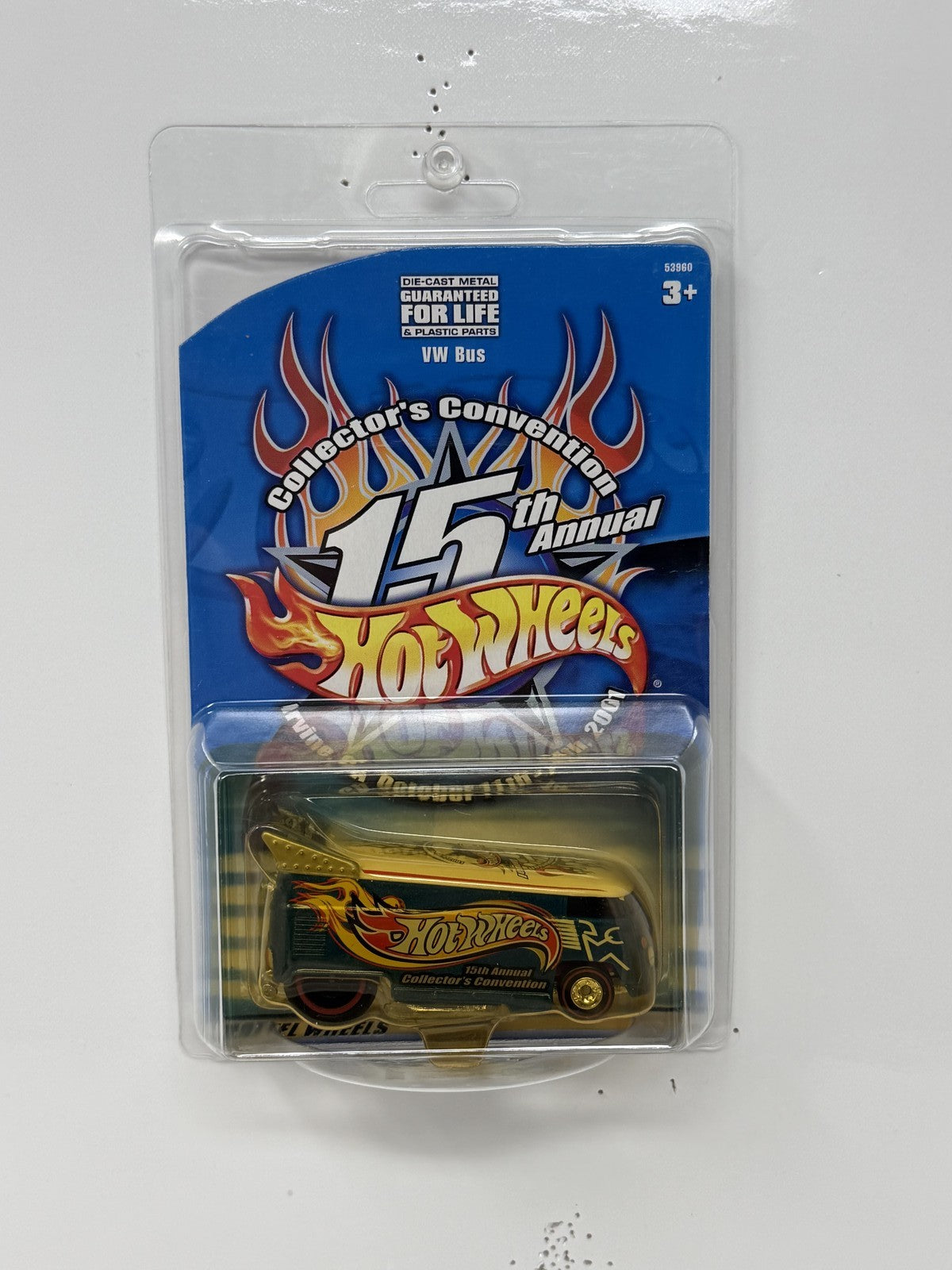 Hot Wheels 2001 15th Collectors Convention Volkswagen Drag Bus 1:64 Diecast