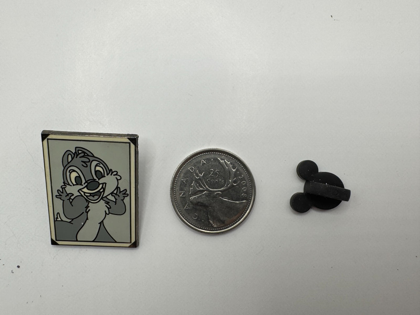 WDW Disney Black and White Snapshots Chip 'N' Dale Trading Pin DC1S1