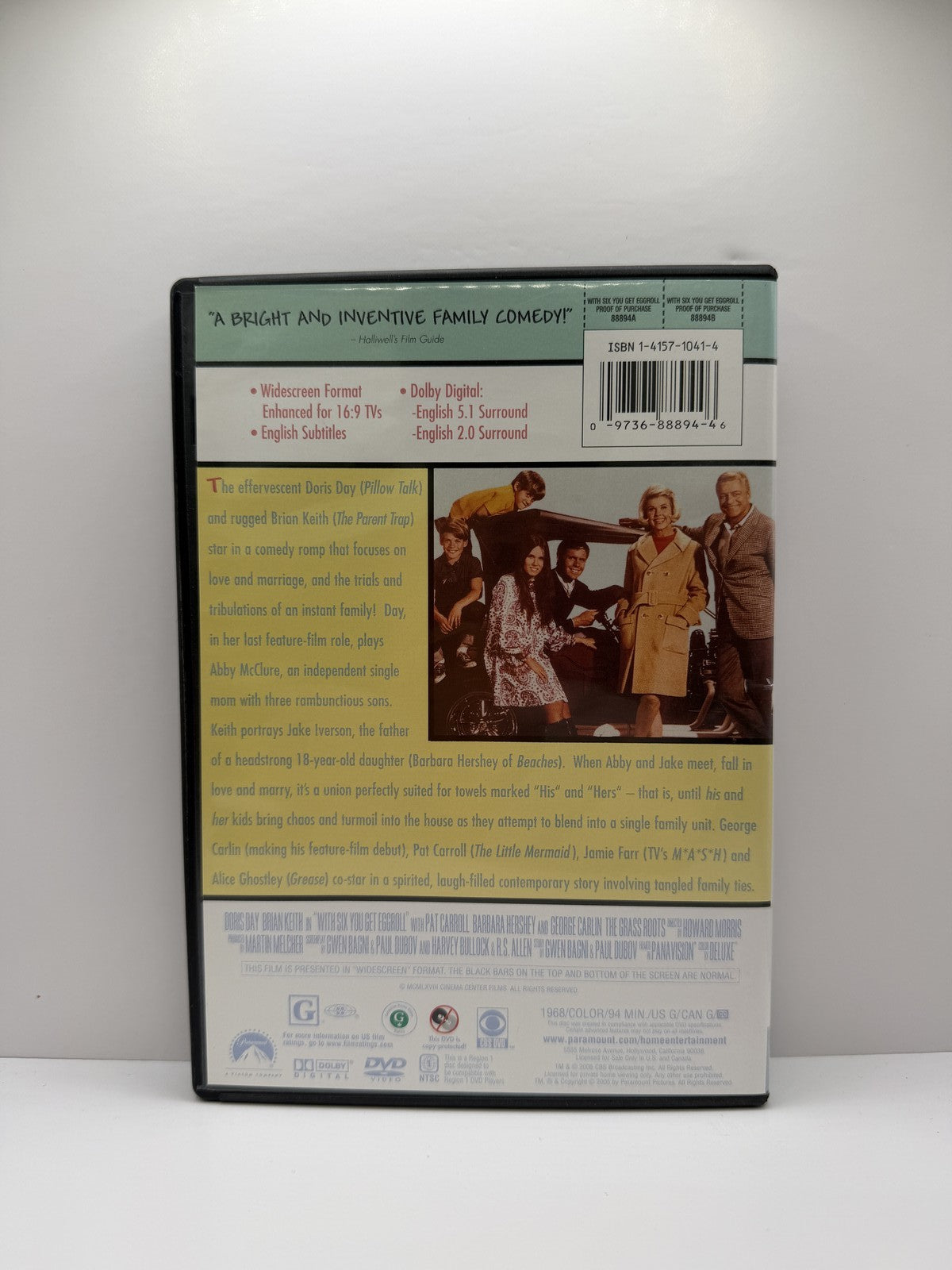 With Six You Get Eggroll (DVD) Doris Day Comedy