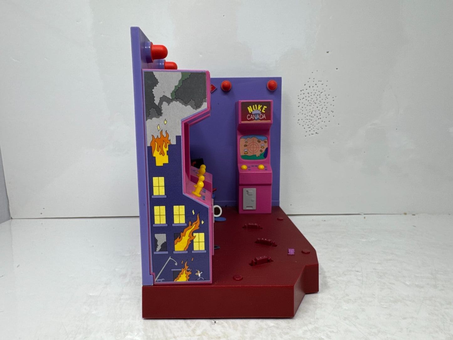 Simpsons World of Springfield Noiseland Arcade Trouble Makers Playmates Diorama