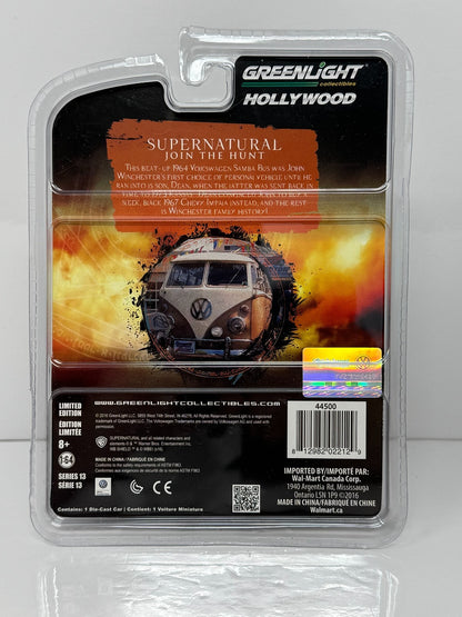 Greenlight Hollywood Supernatural 1967 Volkswagen Samba Bus 1:64 Diecast